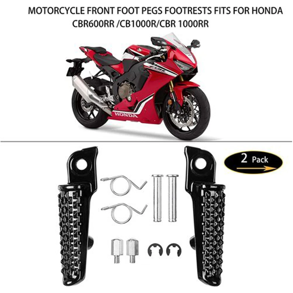 

Motorcycle Rider Passenger Front Rear Pedal Footrest Foot Pegs For HONDA CBR600RR CBR1000RR CBR954 CBR600F4i CB1000R CBR RR