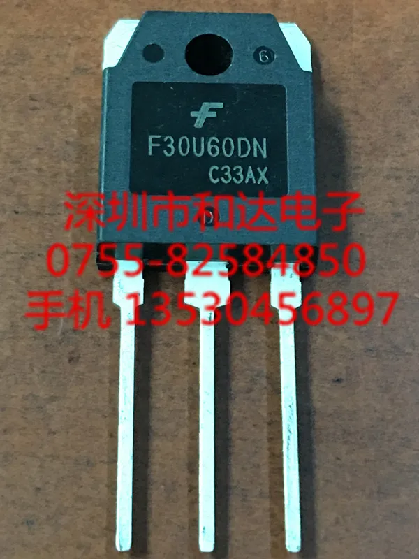 

5PCS-10PCS F30U60DN FFA30U60DN TO-3P ON STOCK NEW AND ORIGINAL