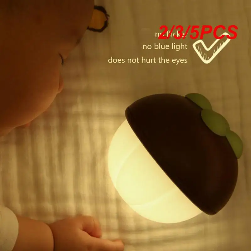 

2/3/5PCS Led Chlidren Usb Night Light Stepless Dimming Dimmable Adjustable Touch Control Rechargeable For Baby Kid Bedroom Decor