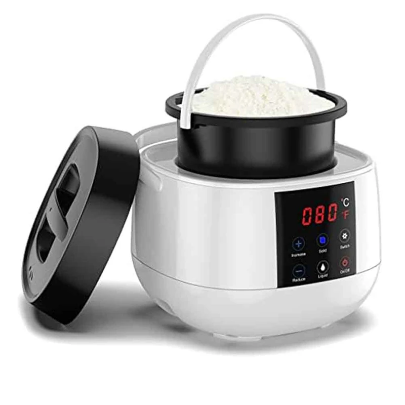 

Candle Making Wax Melting Pot Wax Melter LED Temperature Display For Adults Beginner, Soy Wax EU Plug