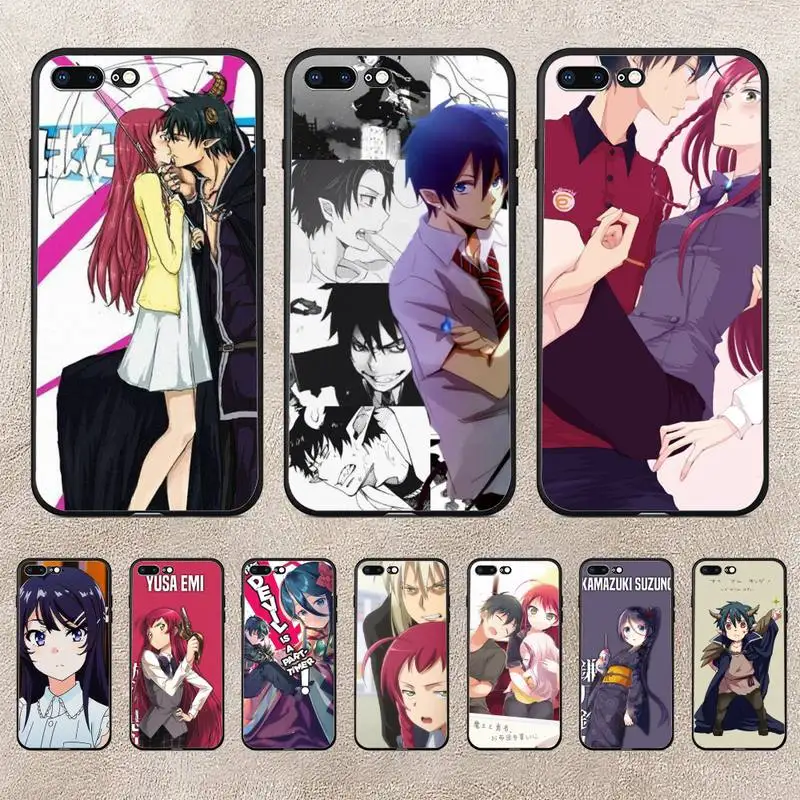 

The Devil Is A Part-Timer Phone Case For Huawei Y5 Y62019 Y52018 Y92019 Luxury Funda Case For 9prime2019