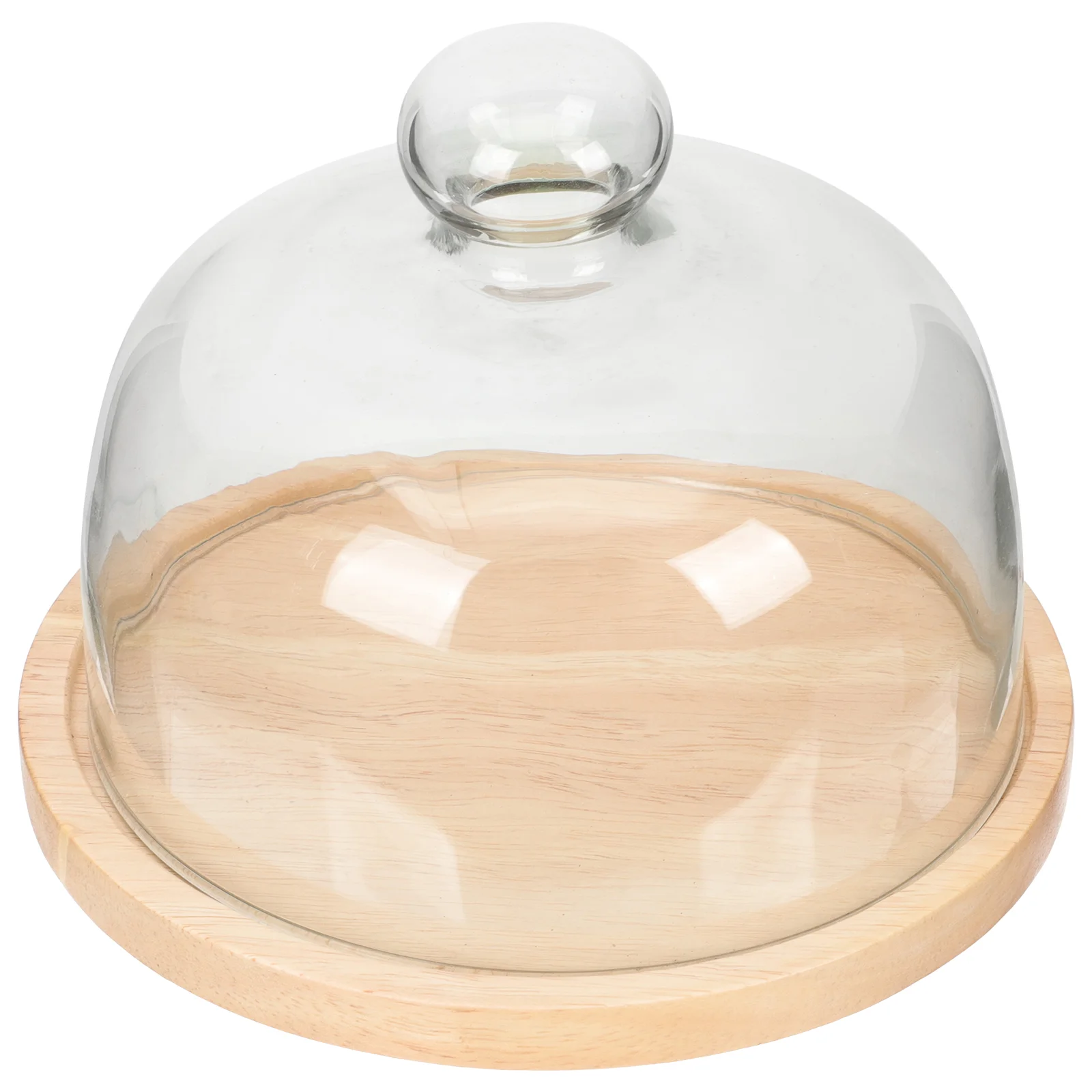 

Dome Cake Cover Displaycloche Dessert Stand Plate Cheesewith Lid Holder Snack Serving Fresh Picnic Covers Base Bell Jar