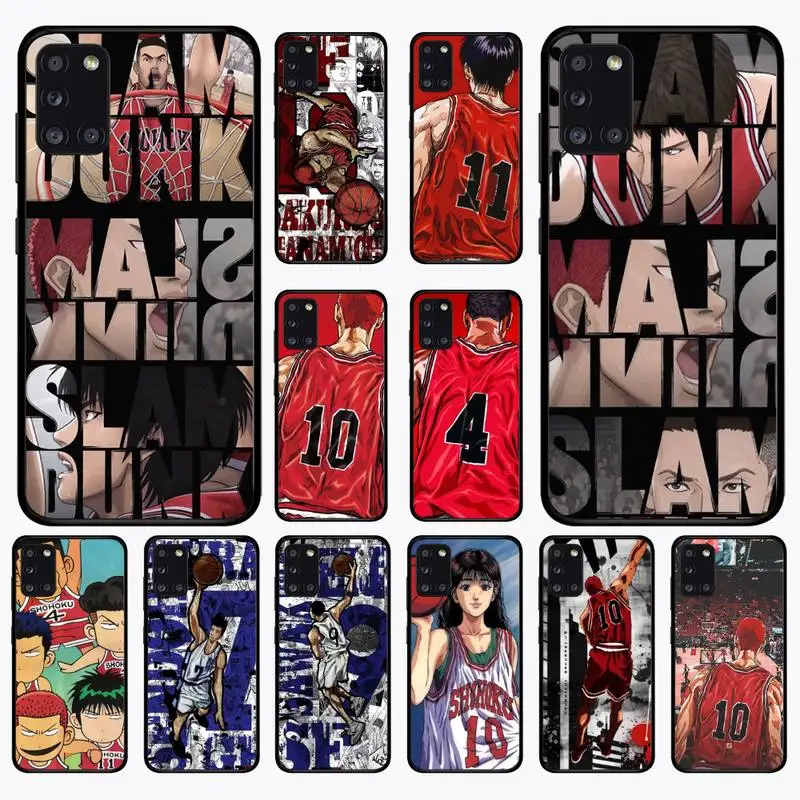 

Cartoon Slam Dunk Basketball Anime Phone Case for Samsung A 51 30s 71 21s 10 70 31 52 12 30 40 32 11 20e 20s 01 02s 72 cover