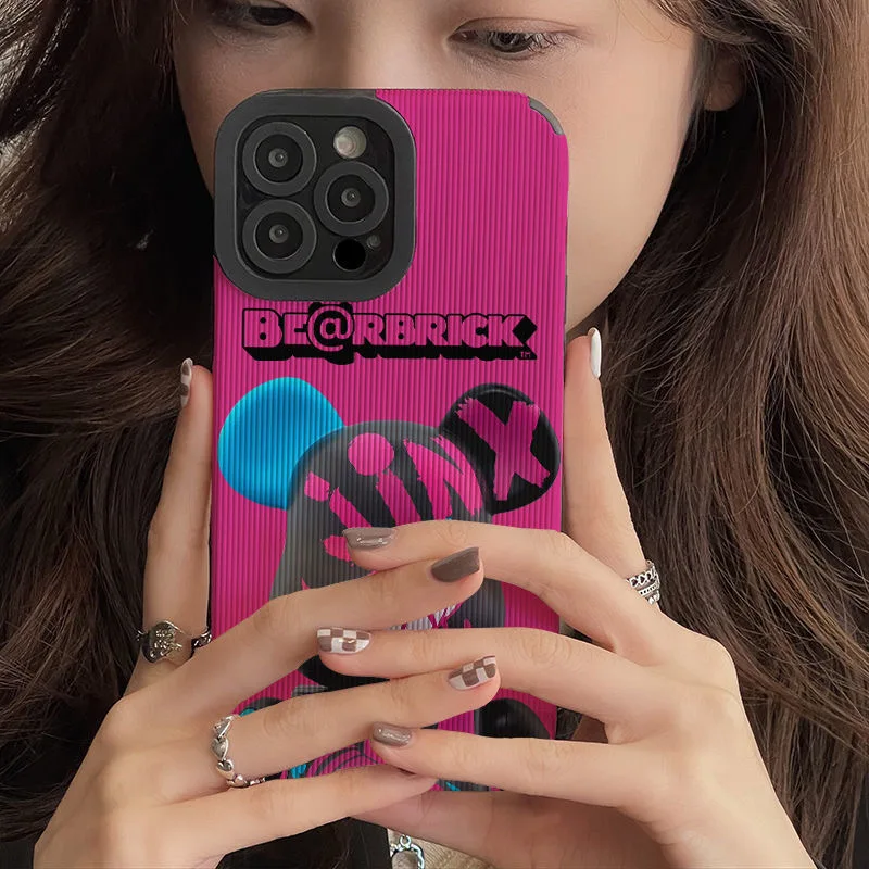 

Cartoon Bear Pattern Phone Cases For IPhone 13 12 11 Pro Max Mini XR XS MAX 8 X 7 SE 2022 Fall-proof Soft Shell Back Cover