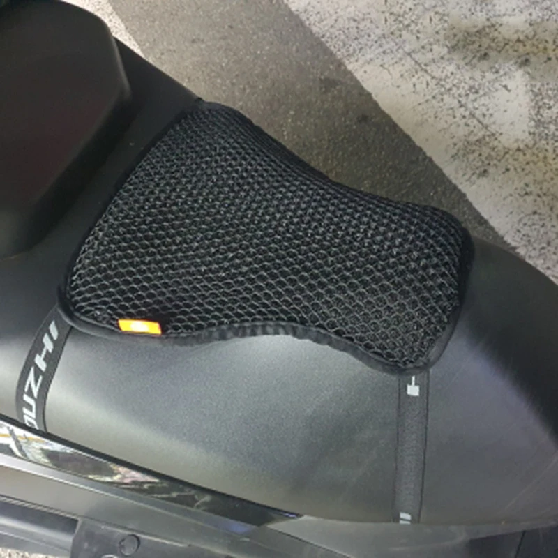 

Summer Motorcycle Breathable Cool Sunproof Seat Cushion Cover Heat Insulation Mounting Air Pad Motorbike Seat Protection