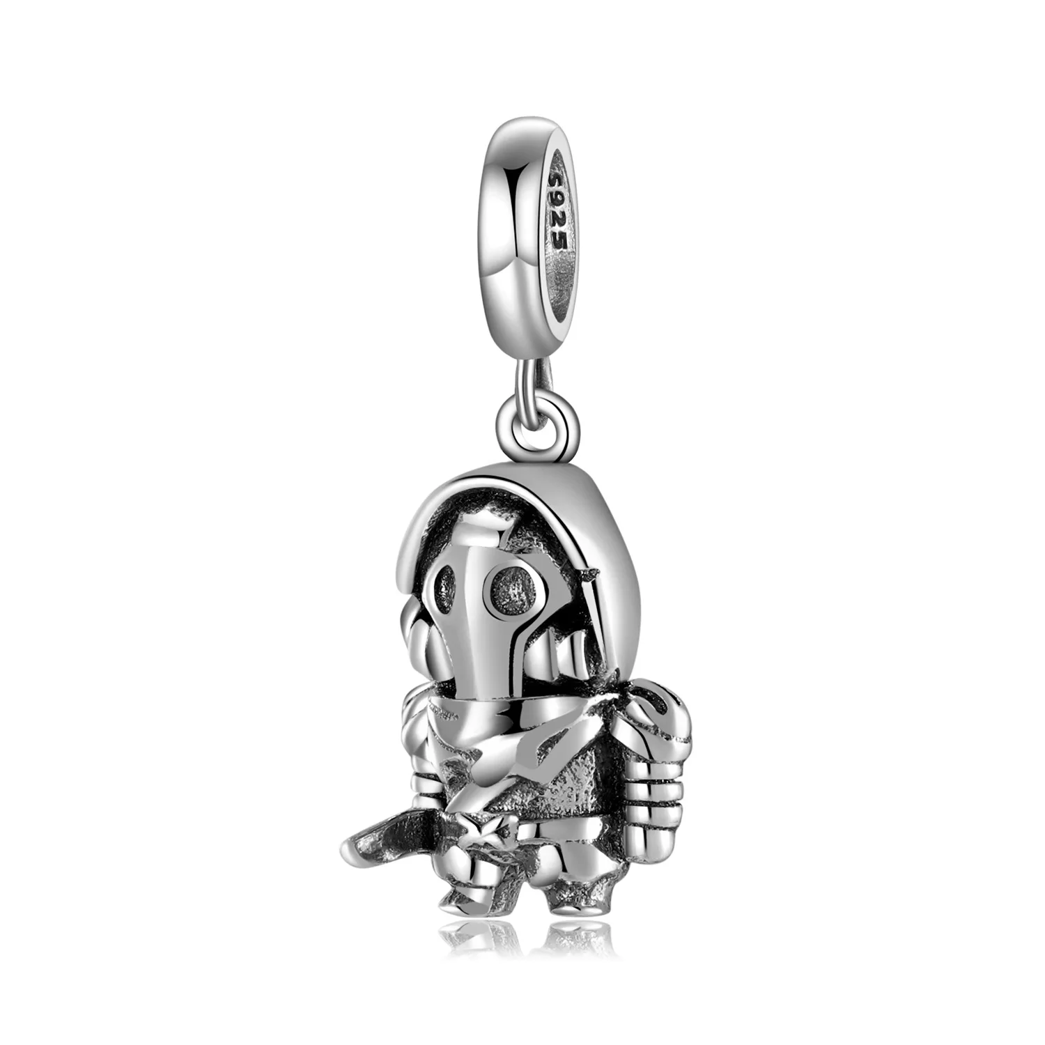 

Whole Body Sterling 925 Silver Pendant for Bracelet and Necklace Iron Mask Charms Gifts Luxury Fashion Jewelry Diy