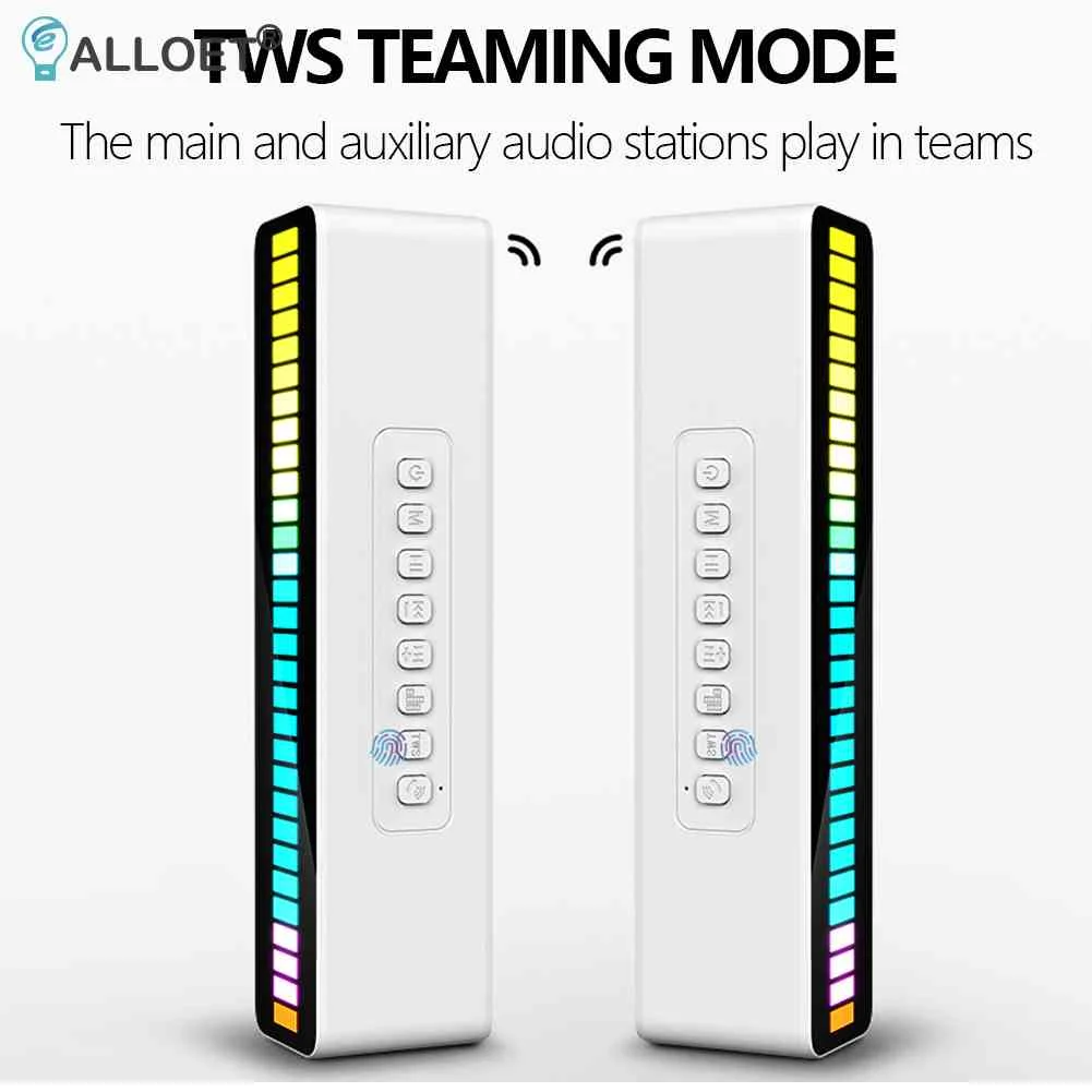 

Светодиодный лампа для создания ритма окружающей среды с зарядным кабелем, RGB атмосферные ночники, Многофункциональный Bluetooth-совместим для дома