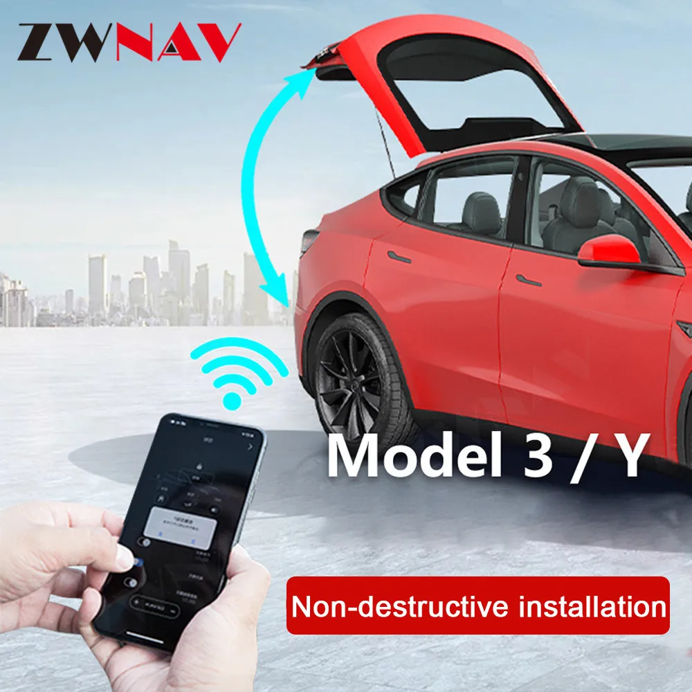 

Easy To install Smart Auto Electric Tail Gate Lift For Tesla Model 3 Model Y Automatic Lifting Power Tailgate