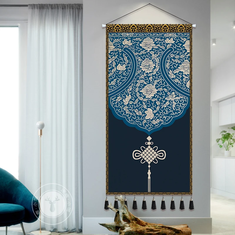 

Современный китайский пейзаж Живопись Дракон гобелен для гостиной кабинет крыльцо Ткань Искусство висит живопись гобелен настенное искус...