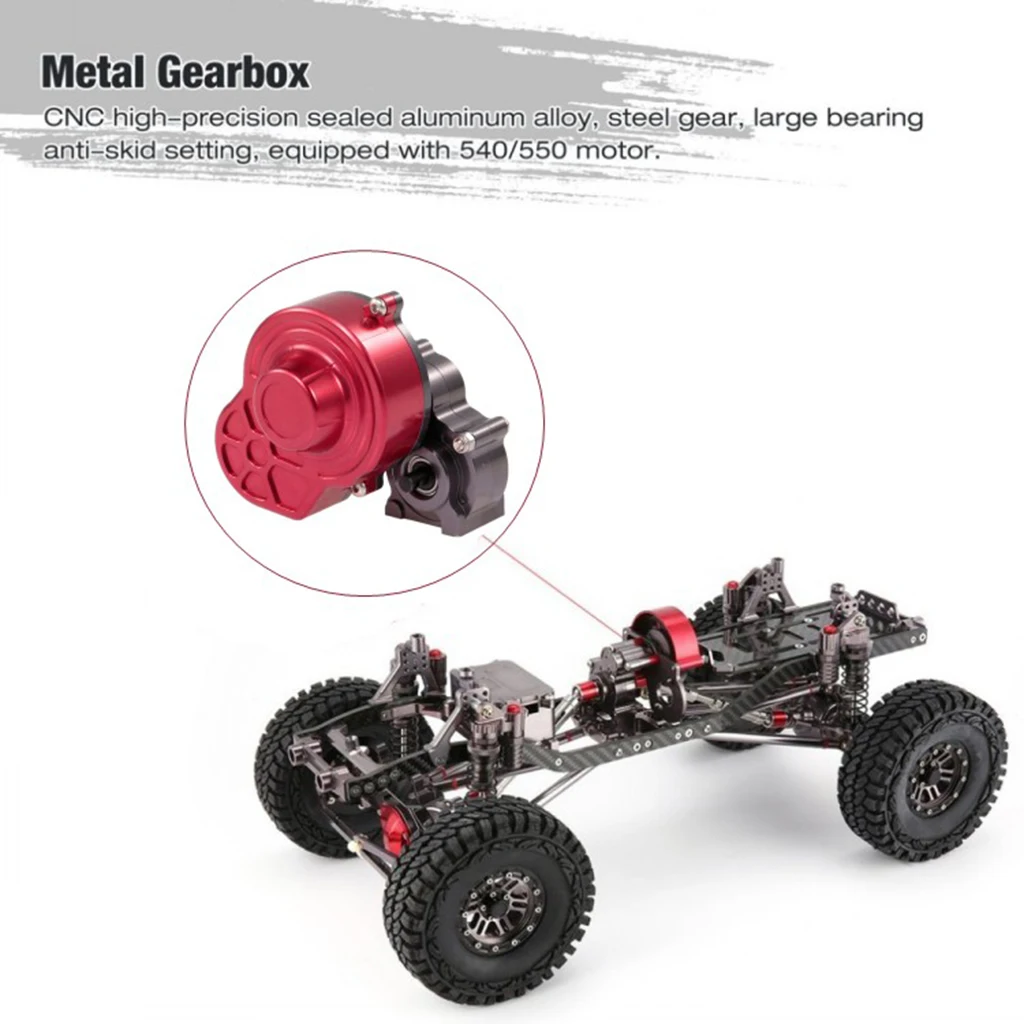 

Aluminum Alloy RC Rock Crawler Chassis Frame Kit for 1:10 Axial SCX10 4WD