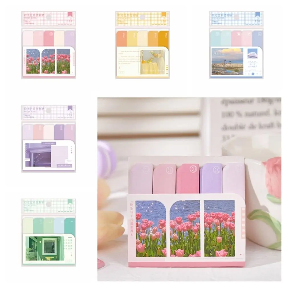 

Reading Labels Index Stickers 150 Sheets Bookmark Taking Notes Index Tabs Gradient Aesthetic Sticky Notes Office