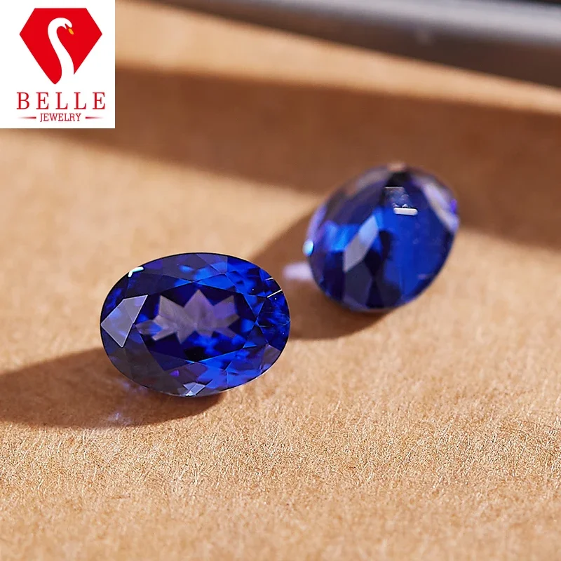 HP бриллиантовая овальная огранка горячая распродажа натуральный сапфир