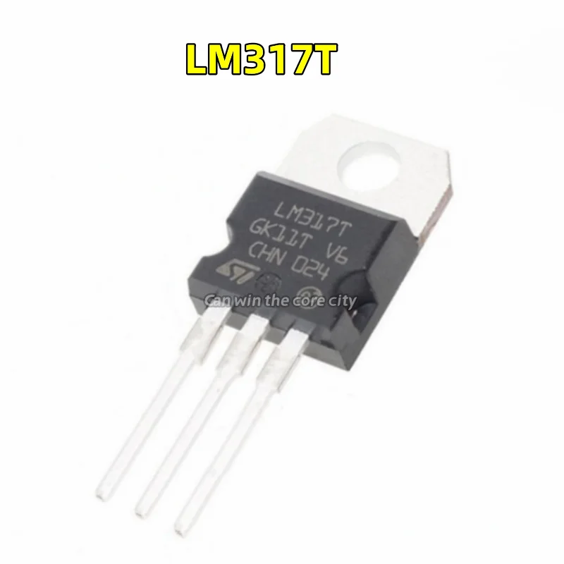 10 шт., LM317T, новый оригинальный подлинный на Anson American LM317TG TO-220, трехкомпонентный Регулируемый стабилизатор напряжения IC
