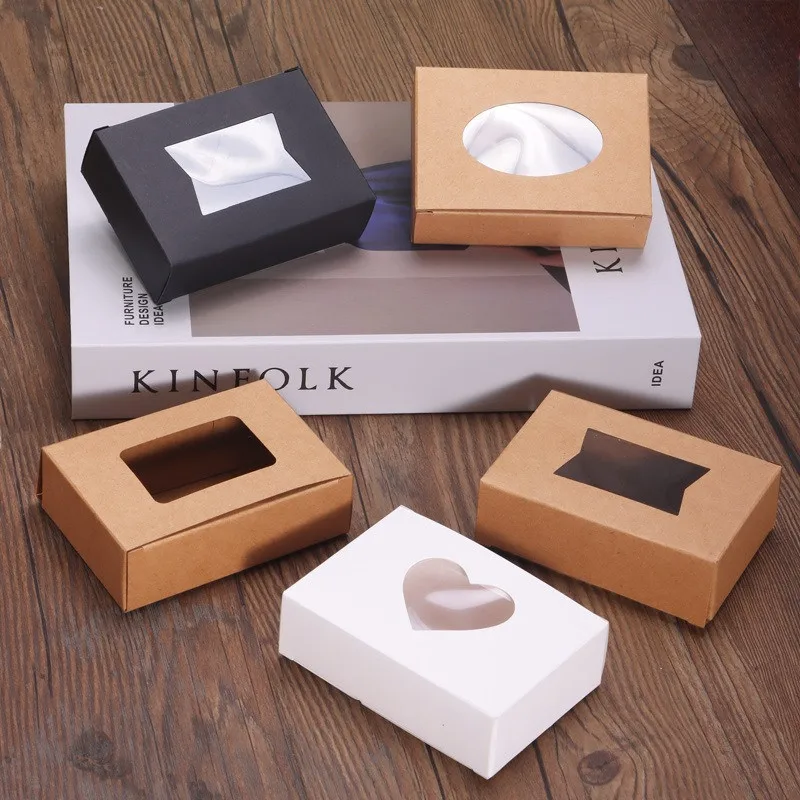 10 шт. Картонная Коробка для мыла ручной работы