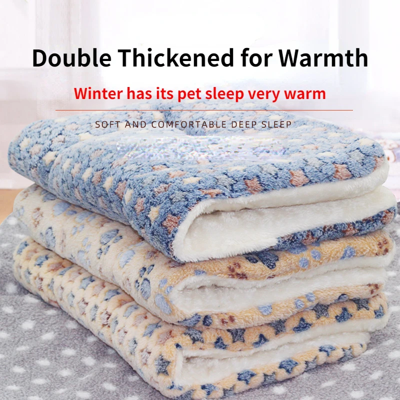 

Pet Cushion Thickened Winter Warm Blanket for Cats and Dogs Pet litter Dog litter Dog cushion for small, Medium and Large dogs