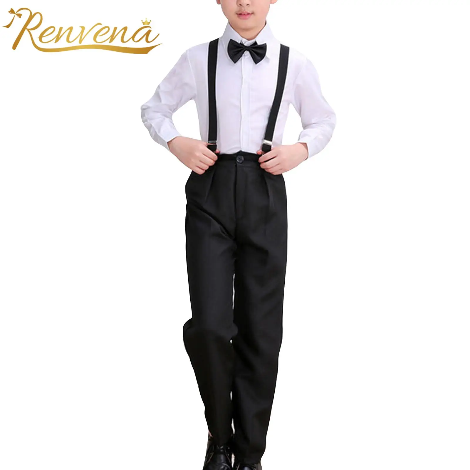 

Kids Boys Formal Clothes Set Long Sleeve Birthday Party Gentleman Outfit Boys Wedding Suit Children Dress Suits Baptism Wear