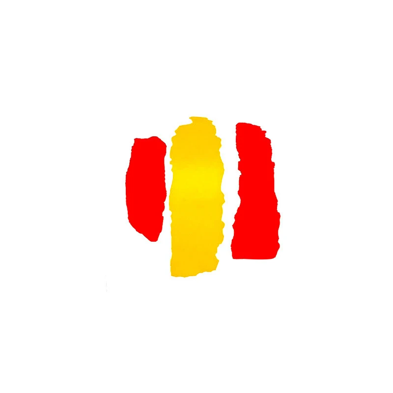 

1/5 шт. креативные наклейки с флагом Испании, Водонепроницаемые Светоотражающие графические наклейки для автомобиля, грузовика, велосипеда, ...