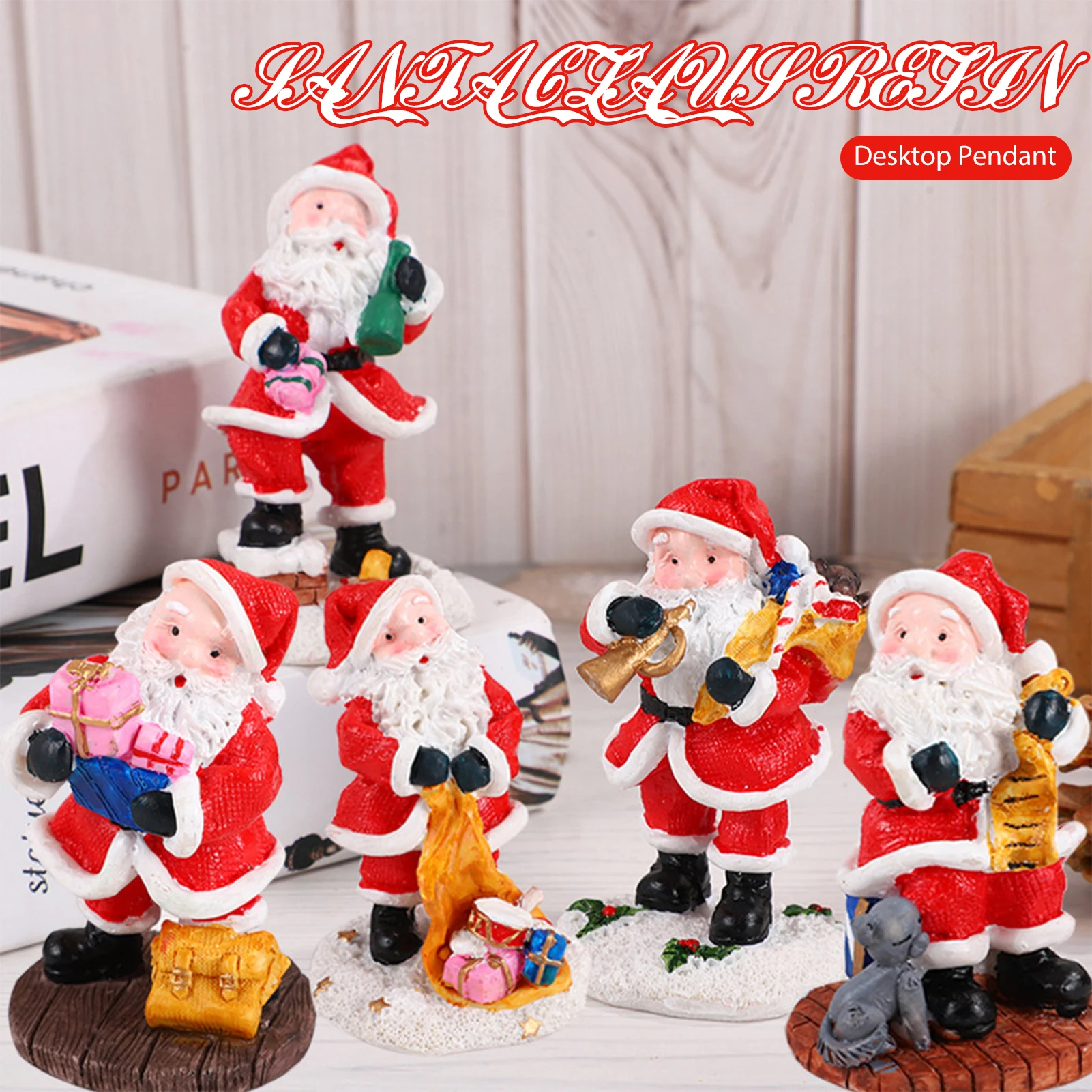 

Новинка, Рождественская кукла Санта-Клауса, декоративное настольное украшение, искусственное украшение, Рождественский Декор для дома