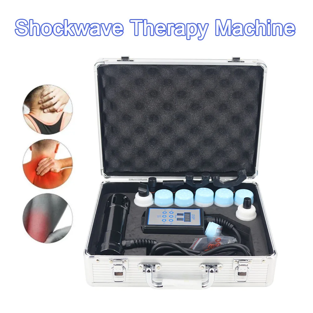 

Portable Shockwave Therapy Machine 11 Probes ED Treatment Pain Relief Joint Extracorporeal Shock Wave Equipment Home Massager