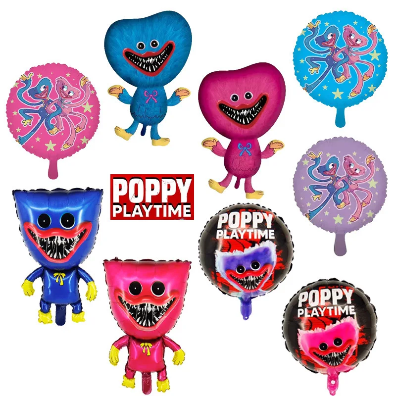 

Single Poppy Playtime Balloon Huggy Wuggy Theme Birthday Party Supplies Party Decorations Aluminum Film Balloons Birthday Gift