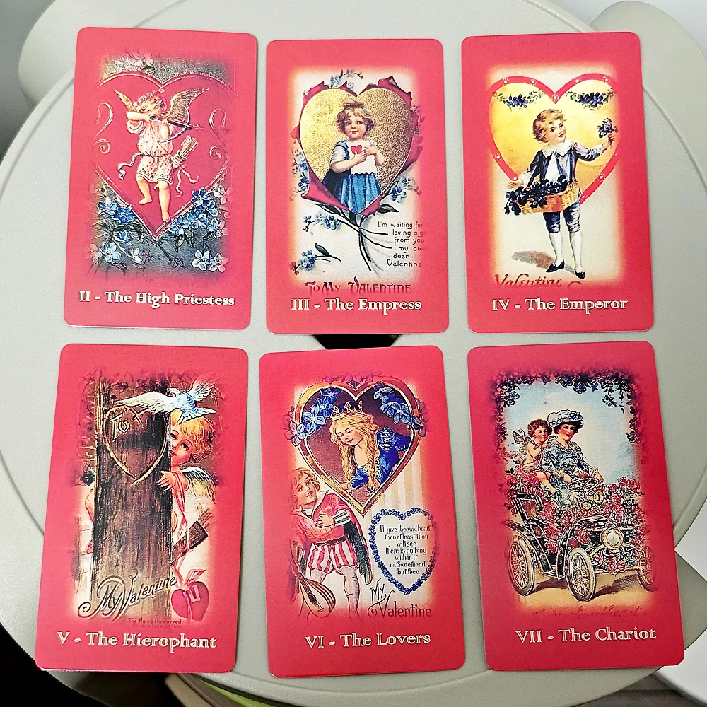 Колода Таро на День святого Валентина 10 3*6 см 78 шт