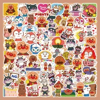 60pcs anpanman sticker cute children cartoon sticker toys for girls laptop skin cute sticker pack kawaii anime stickers