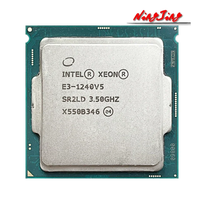 Intel Used Xeon E3-1240 v5 E3 1240v5 E3 1240 v5 3,5 GHz 80W LGA 1151 ...