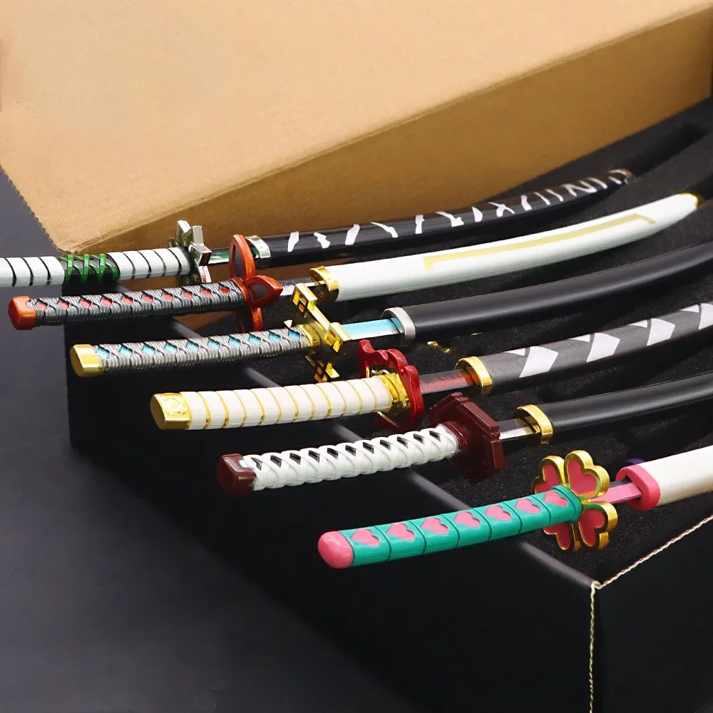 Набор оружия для убийцы демонов клинок ничирина из натуральной стали аниме