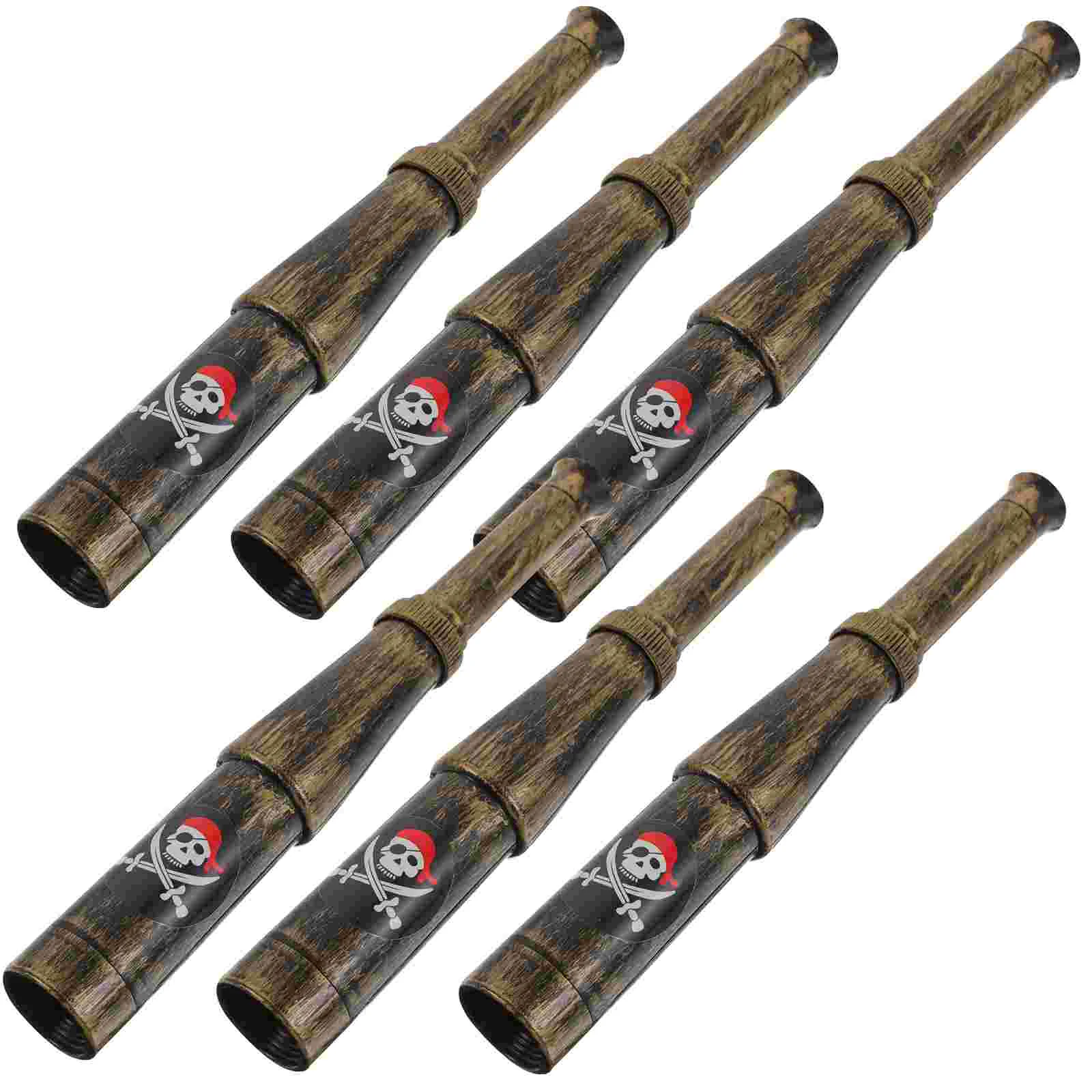 

6pcs Pirate Cosplay Telescopes Toys Pirate Telescopes