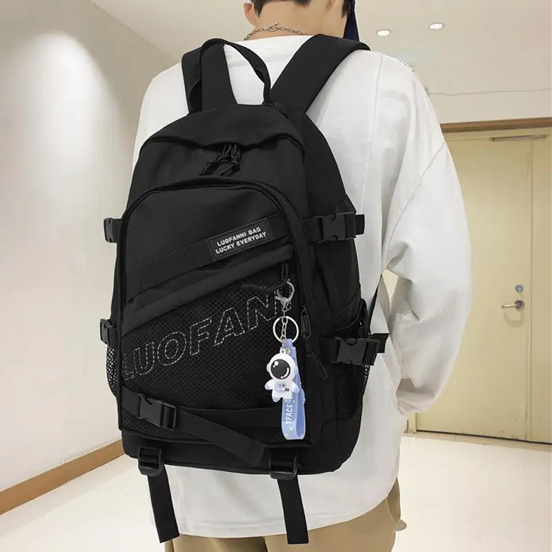 

Large High School Backpack for Teenage Girl Boy University Student School Bags Women