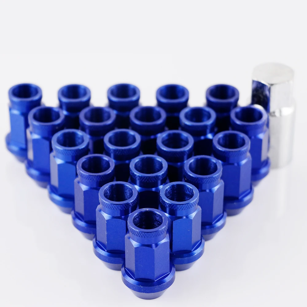 

jdm 40mm Racing Light Weight Aluminum Wheel Rim Lug Nuts M12*1.25 M12*1.5 20pcs/set