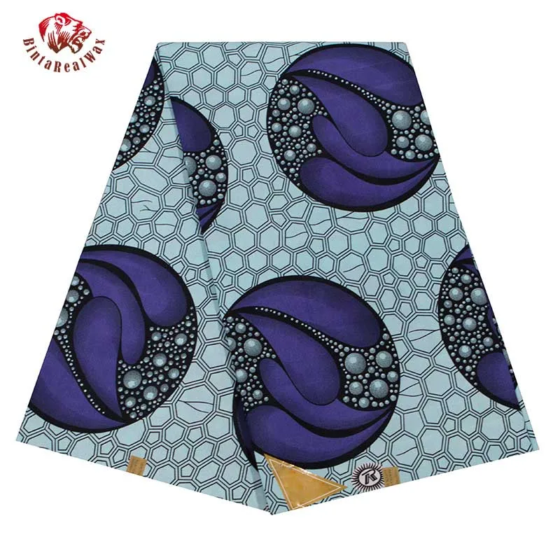 2020 Анкара Африки полиэстер воск принты ткань бинта реальные высокое качество 6