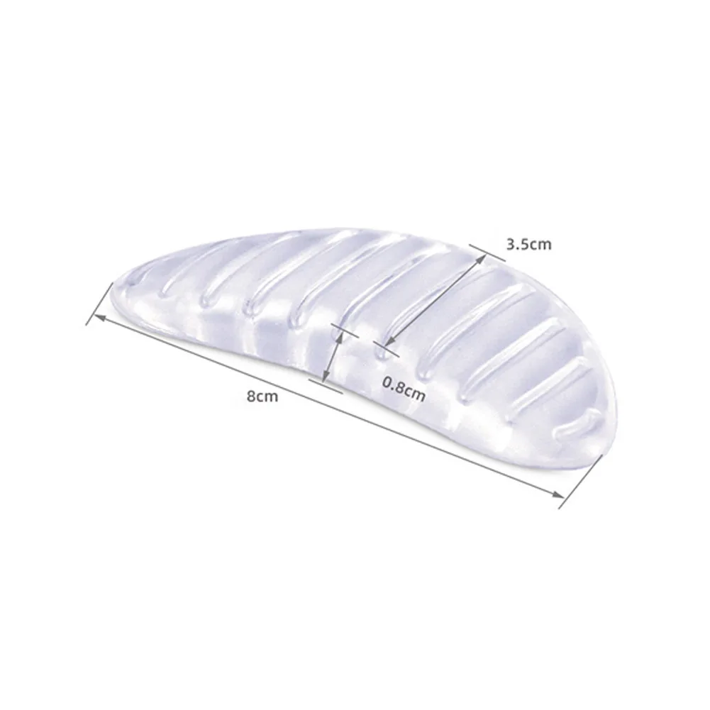 Clear Silicone Gel Arch Support Shoe Inserts Foot Wedge Cushion Pads Pain Relief Flat Feet Insoles Foot Protection Pad