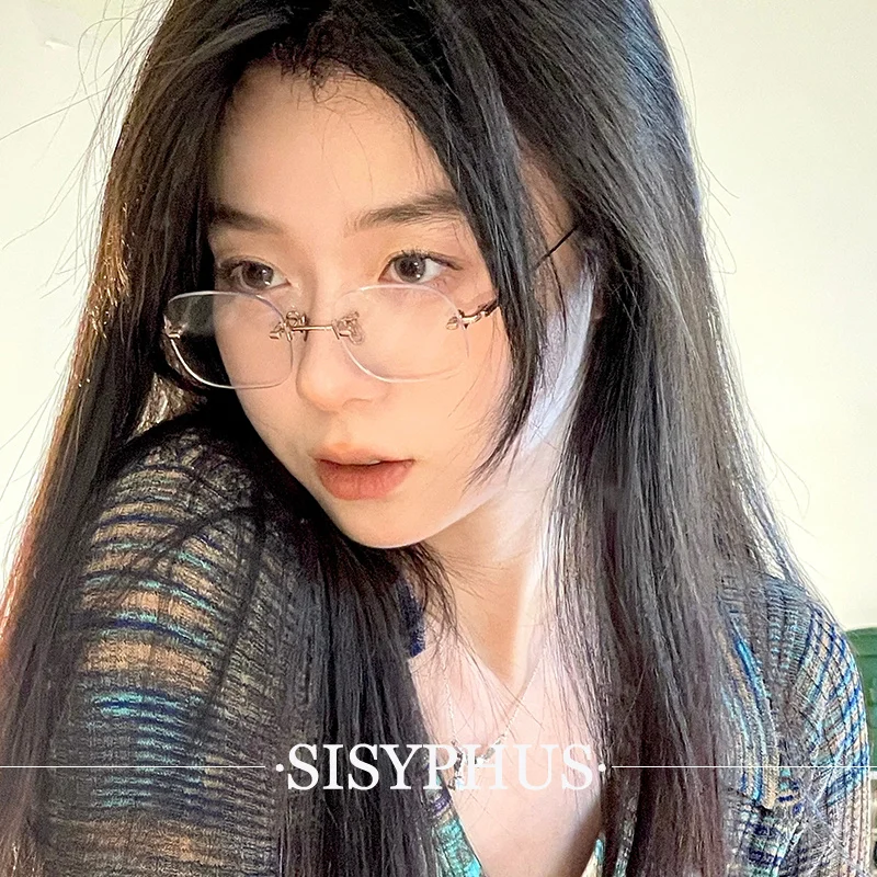 

Женские летние прозрачные очки без оправы Pure Desire для взрослых женщин подобные женщинам абстинция защита от синего света лица