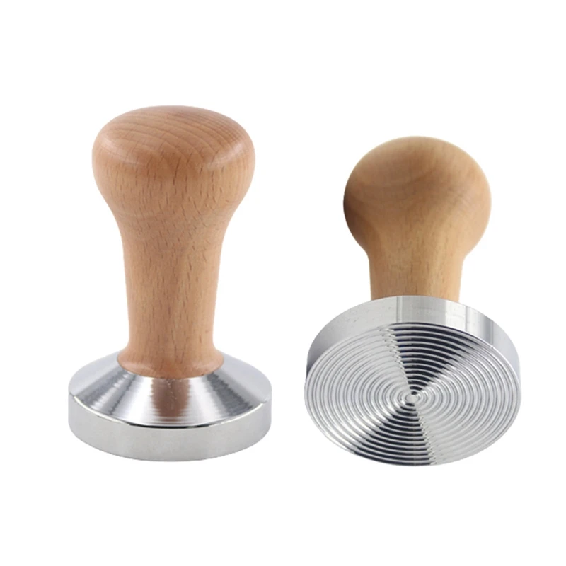 

53Mm Calibrated Pressure Tamper Coffee Powder Hammer With Alloy Steel Base Coffee Accessories