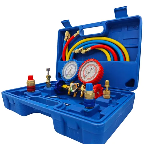 Профессиональный набор манометров 3-х ходовой