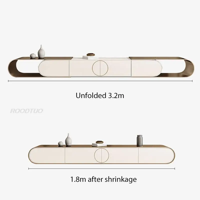 Кофейный столик в гостиную Овальный для дома устойчивый корпус из нержавеющей