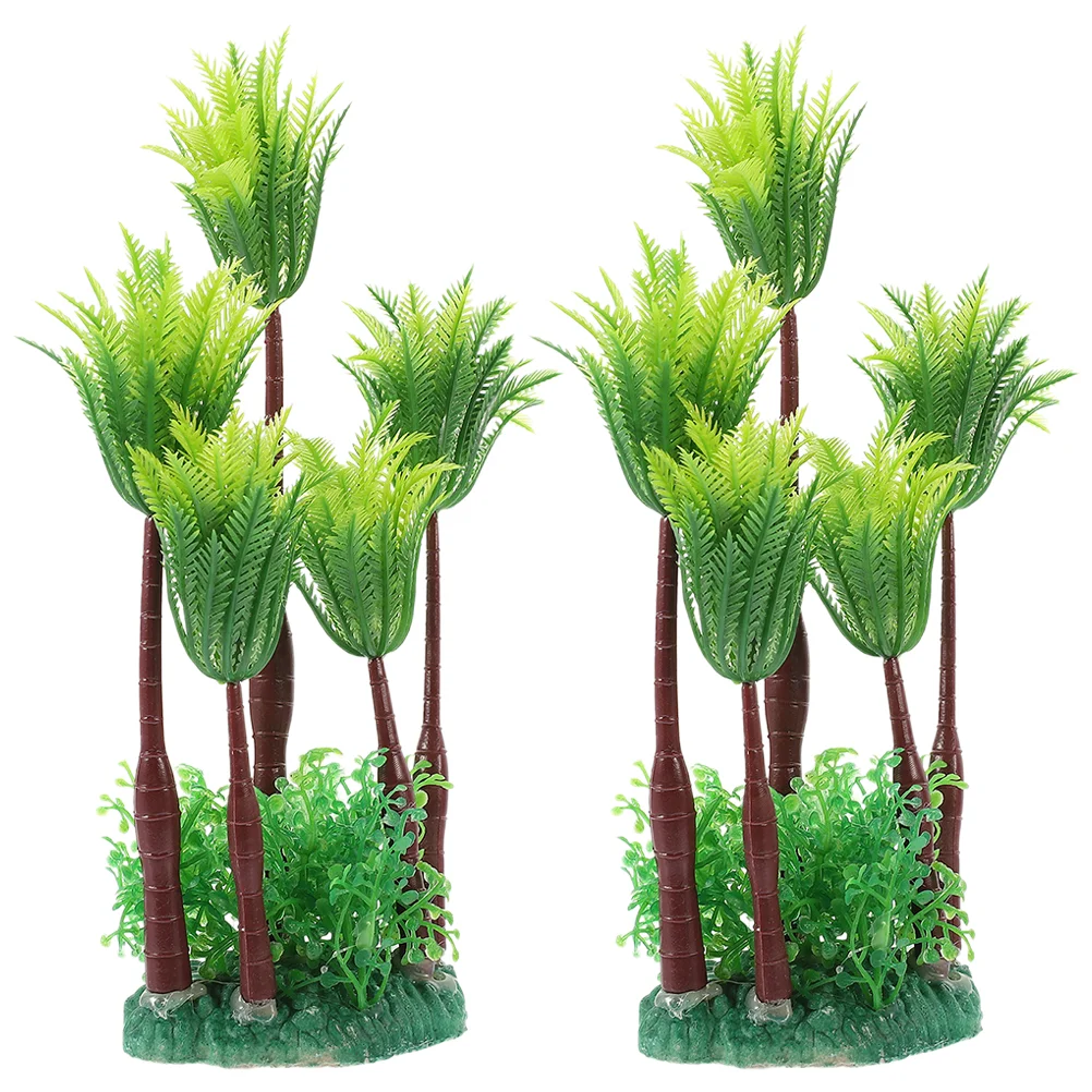 

Aquarium Landscaping Plastic Plants Fish Tank Artificial Decor Vivid Water Small