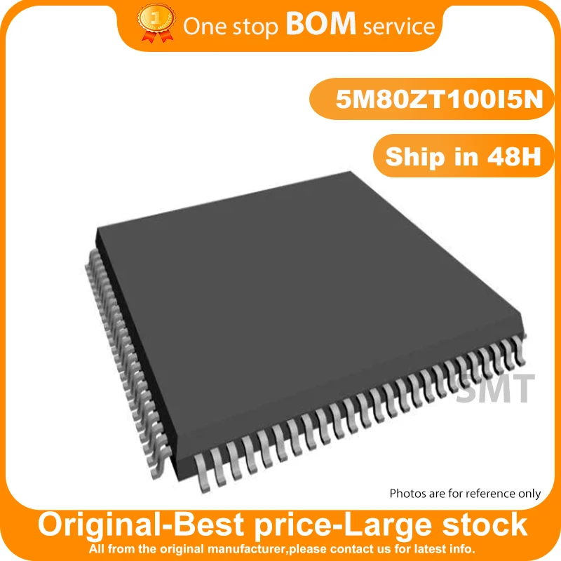 

5M80ZT100I5N 100% Original IC CPLD 64MC 7.5NS 100TQFP,CPLD - Complex Programmable Logic Devices ,1PCS