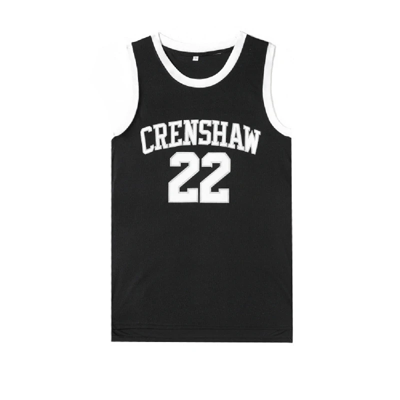 

BG basketball jerseys CRENSHAW 22 McCALL jersey Embroidery sewing Outdoor sportswear Hip-hop culture movie blue black summer