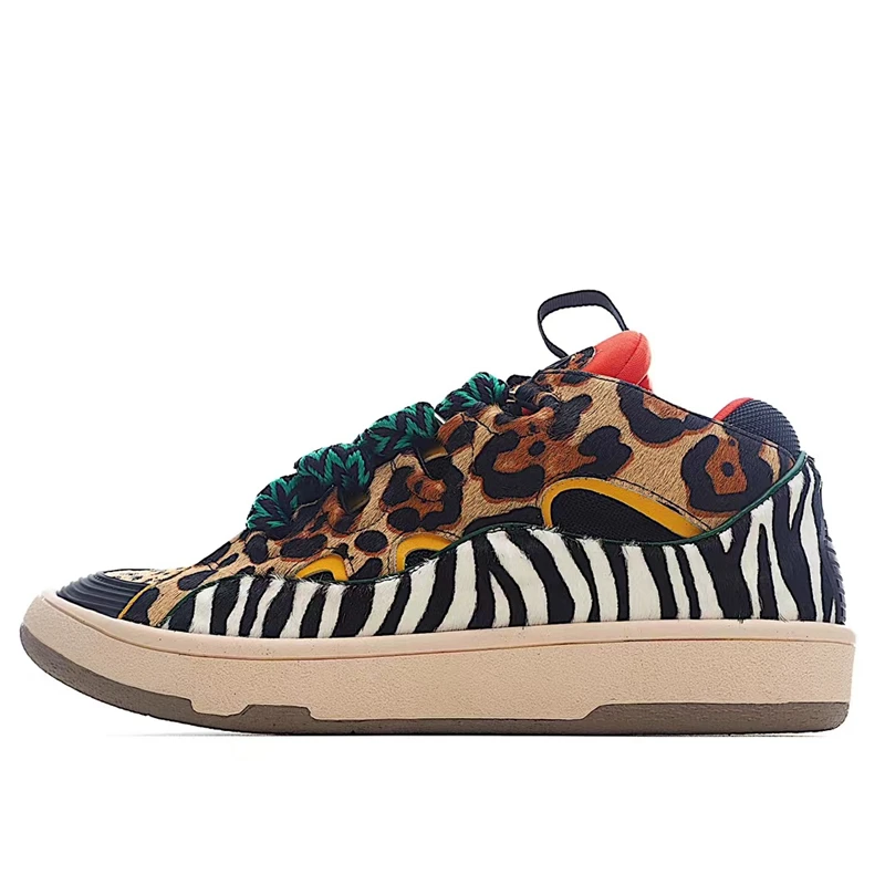 

2022 Graffiti Sports Shoes Flat Thick Sole Shoes Women Mixed Color Patchwork Casual Shoes Sneakers Unisex Same For Lovers