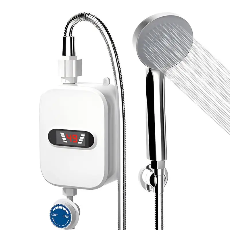 

Mini Instant Water Heater 3.5kW LED Digital Display Mini Instant Water Heater Waterproof 110V Instant Water Heaters Shower