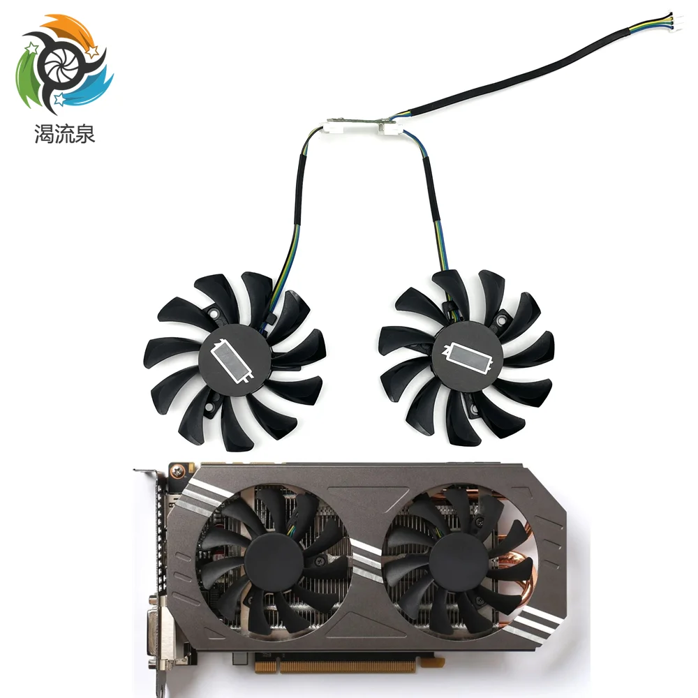 [해외] ZOTAC GeForce GTX 970 그래픽 카드 냉각 팬 교체  GA81S2U 75mm GTX970