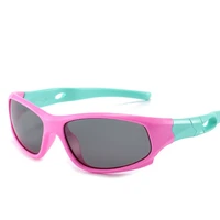 silicone flexible safety ourdoor riding polarized kids sunglasses children sun glasses fashion boys girls shades eyewear uv400