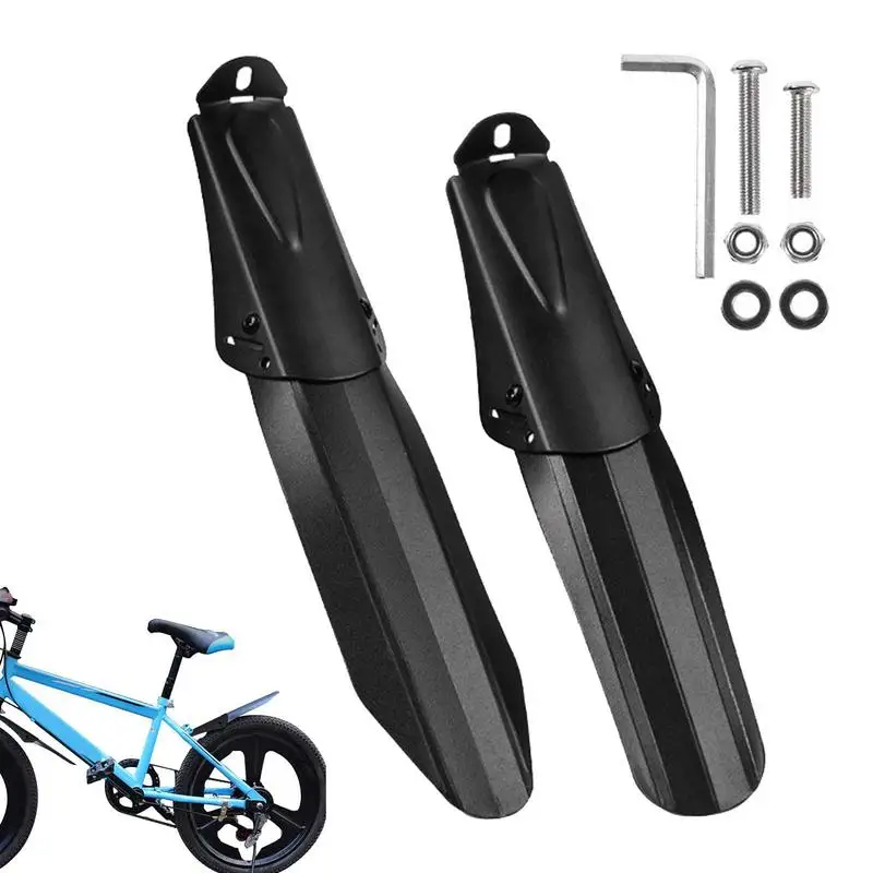 

Road Bike Fenders Stylish Mudguard 2Pcs Plastic Mountain Bike Bicycles Front Rear Fenders Set Bicycle Mudguard Wings For Bicycle