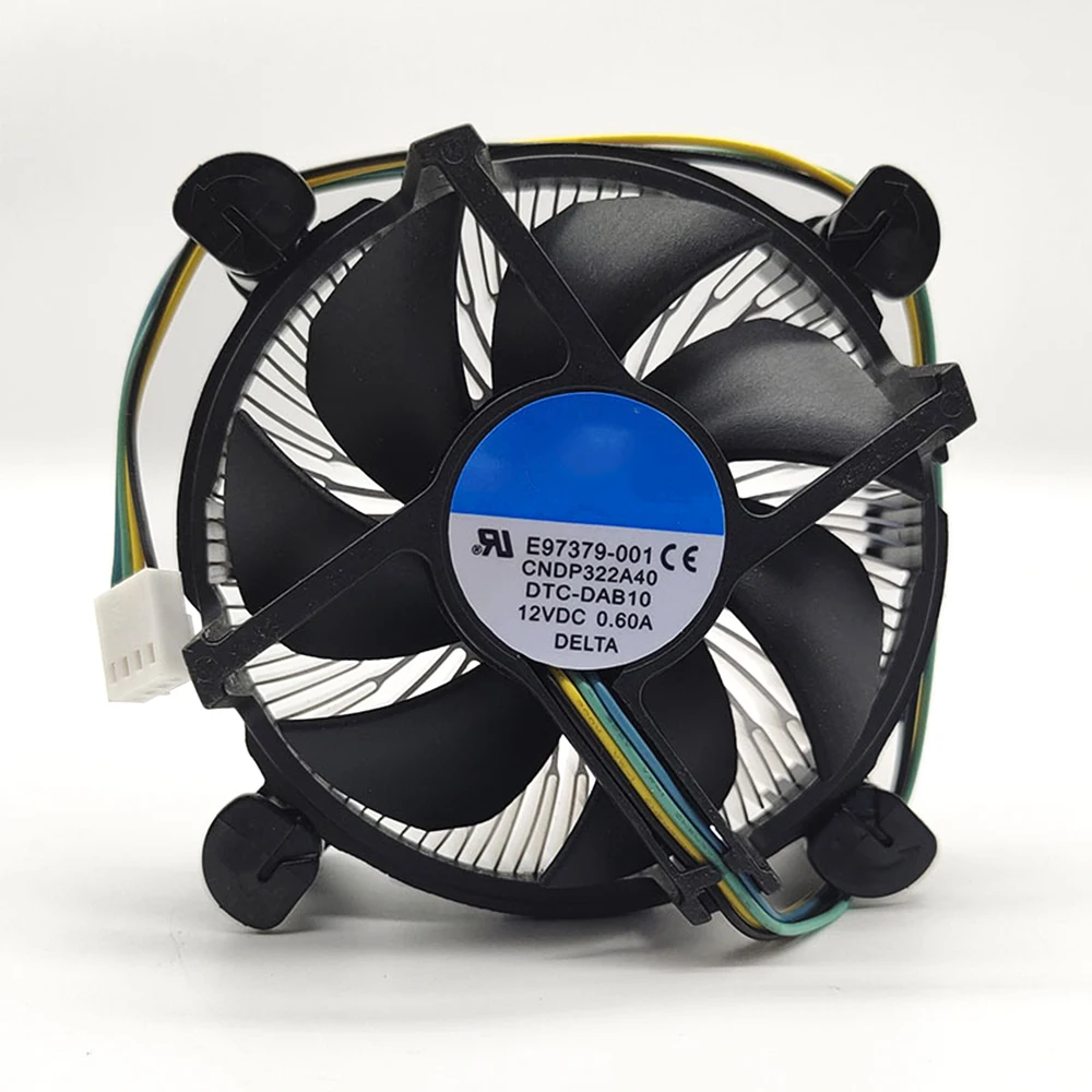 Оригинальный радиатор 90 мм для процессора Core I3/i5/i7 Socket LGA1150/1155/1156, 4 контакта, радиатор ЦП для сервера LGA1155 LGA1156