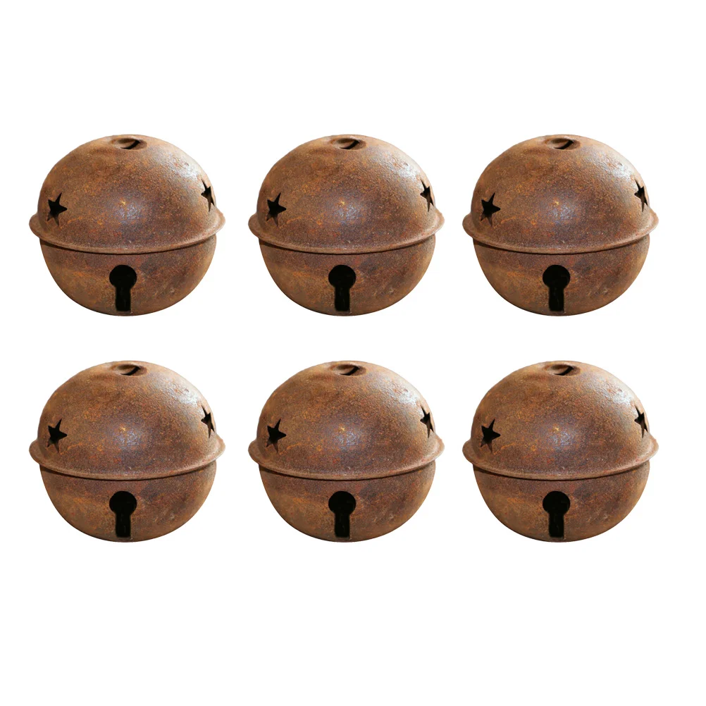 

24pcs Bells Stylish Unique Funny Creative Rusty Metal Bell Christmas Bell