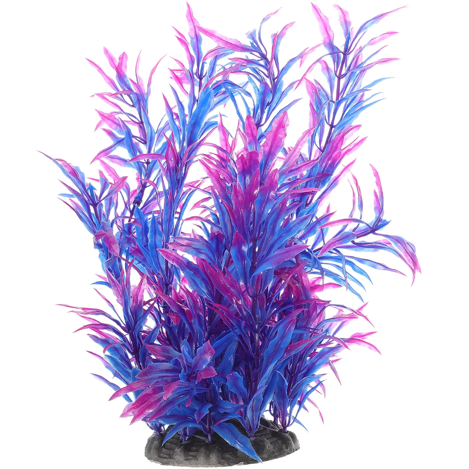 

Mini Fake Aquarium Landscaping Accessories Fish Tank Small Decorations Plastic Dead Wood 25x9cm Extra Large Blue Tall