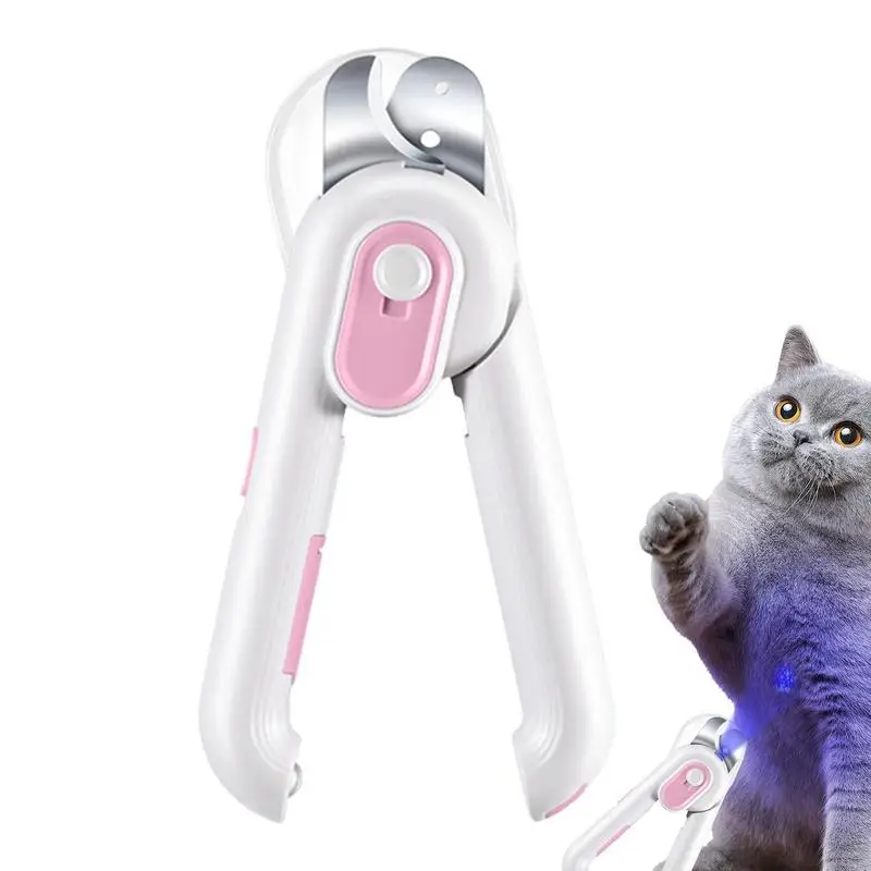 

Cat Claw Clipper Dog Claw Trimmers Tool With Led Portable Pets Nail Clippers And Trimmers For Small Medium Puppies Rabbits