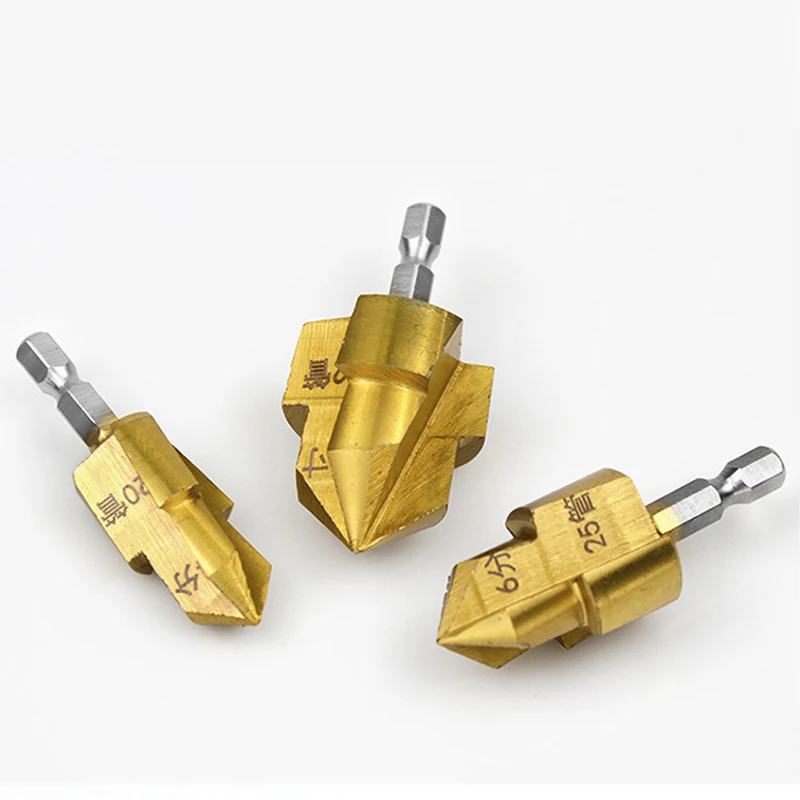 Трехлезвие PPR модернизированное подъемное сверло с титановым покрытием